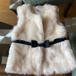 Janie and Jack faux fur vest